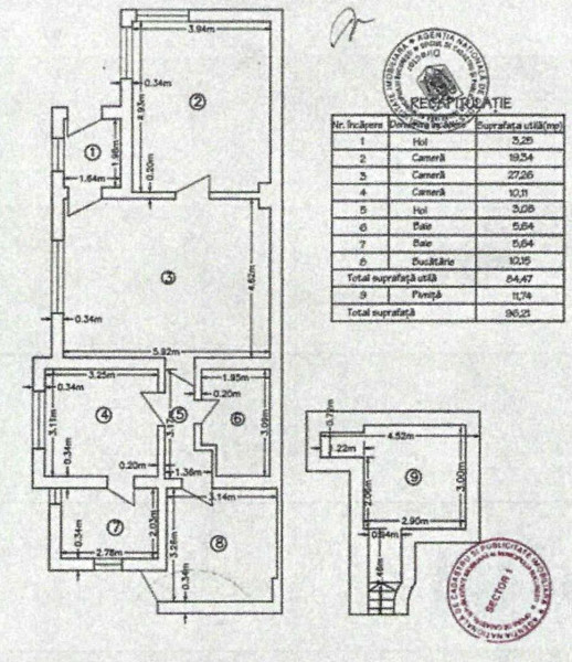 INCHIRIERE 2 CASE  CU 8 CAMERE SI  TEREN DE 500mp POPA SAVU